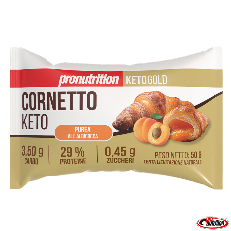 CORNETTO KETO ALBICOCCA 50G