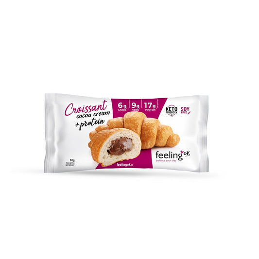 Croissant ripieno alla crema di cacao