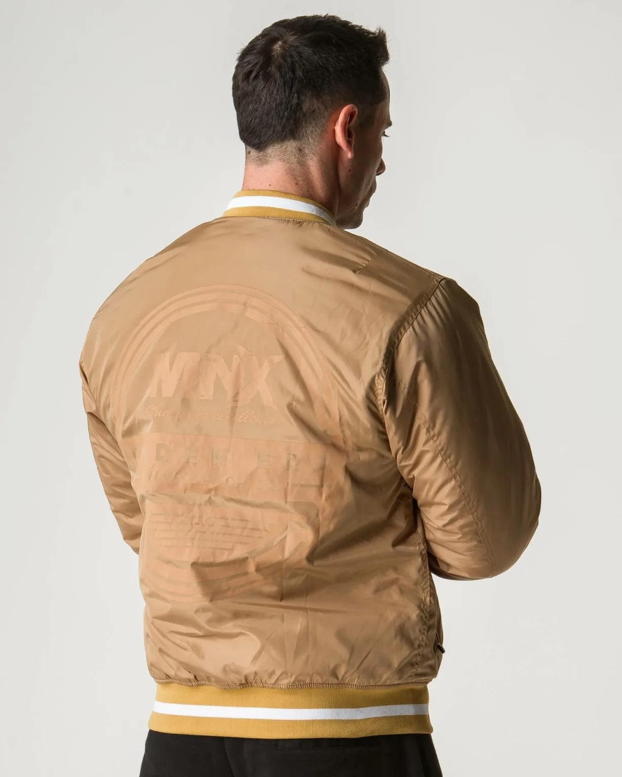 GIUBBOTTO BOMBER MNX GOLDEN ERA, CAMEL