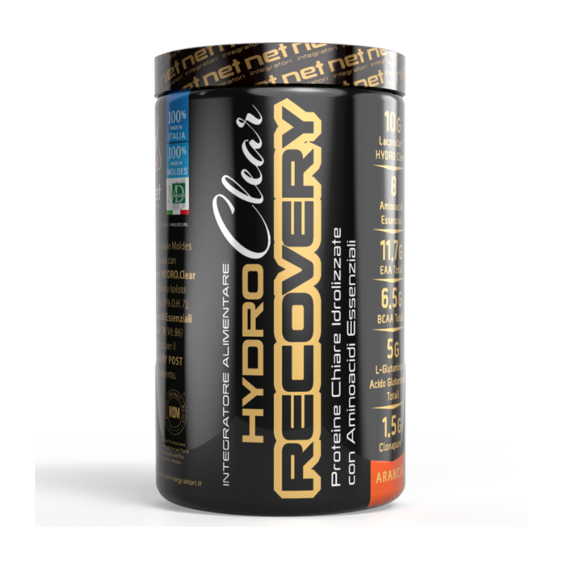 HYDRO CLEAR RECOVERY - Proteine chiare idrolizzate e aminoacidi post workout
