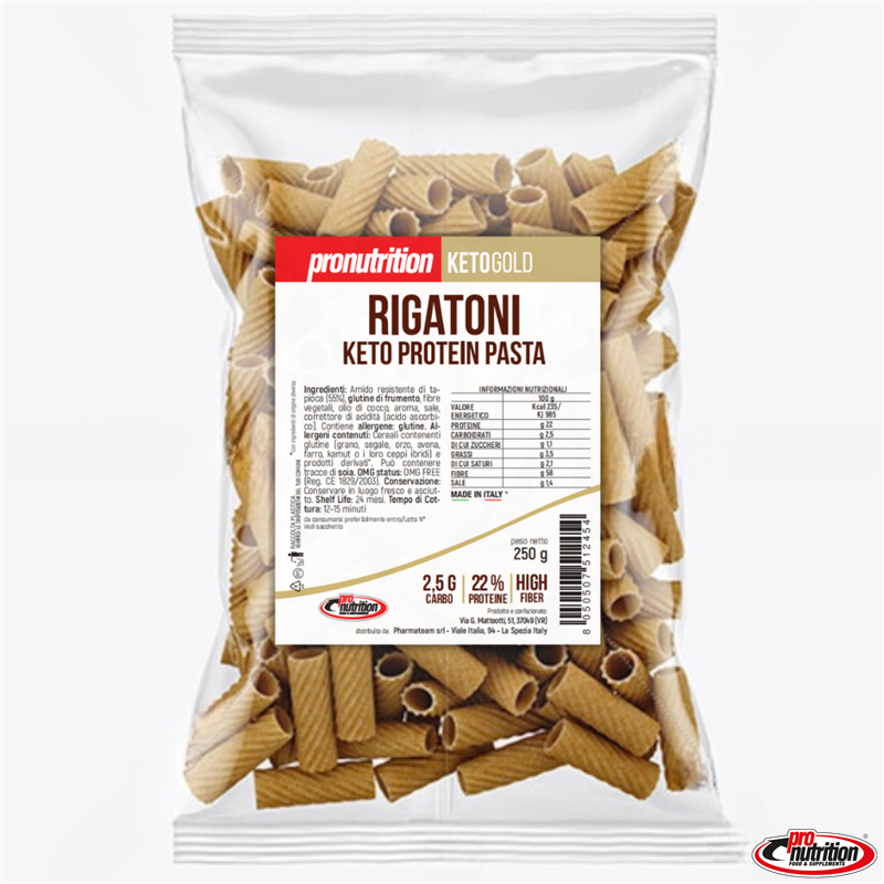 PASTA KETO PROTEICA RIGATONI 250G